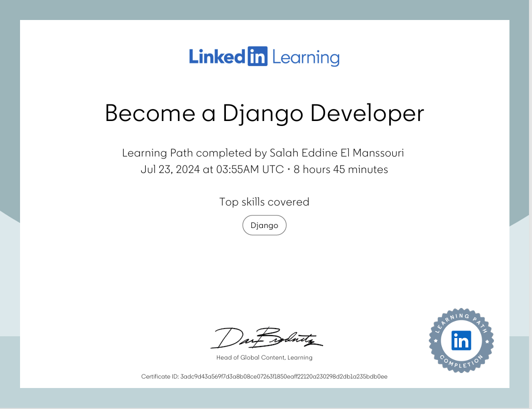 Become a Django Developer