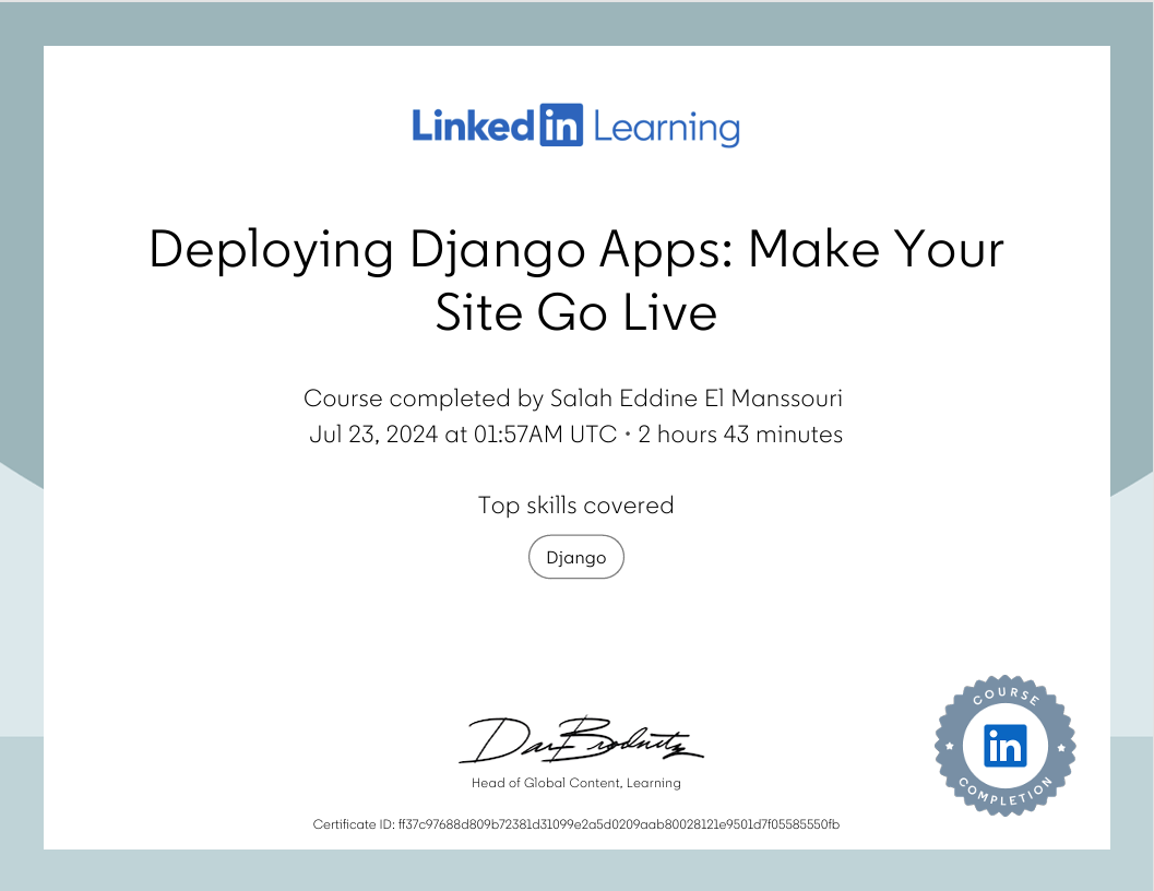 Deploying Django Apps - Make Your Site Go Live