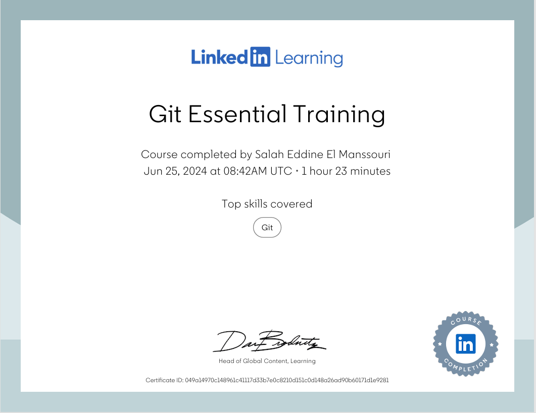 Git Essential Training